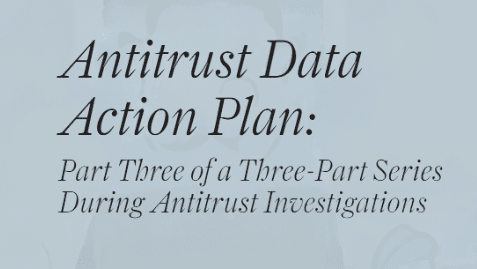 Antitrust Data Action Plan Part Three