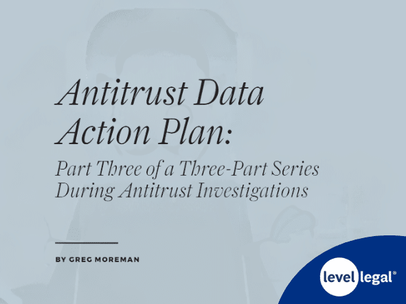 Antitrust Data Action Plan Part Three