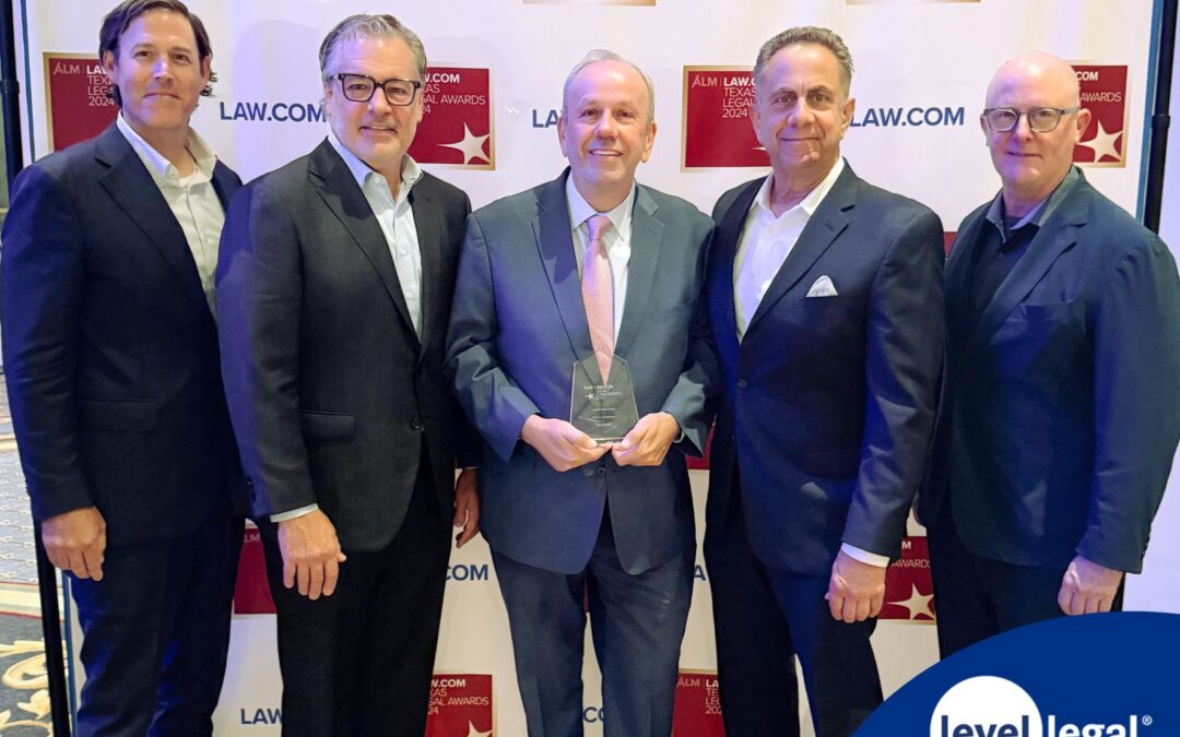 Level Legal’s David Greetham Wins Legal Innovator of the Year at the Texas Legal Awards 2024