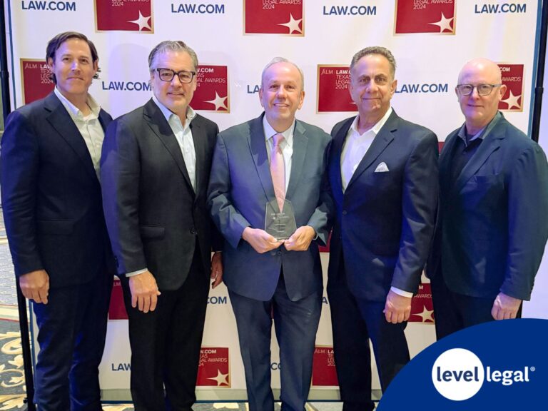 Level Legal’s David Greetham Wins Legal Innovator of the Year at the Texas Legal Awards 2024