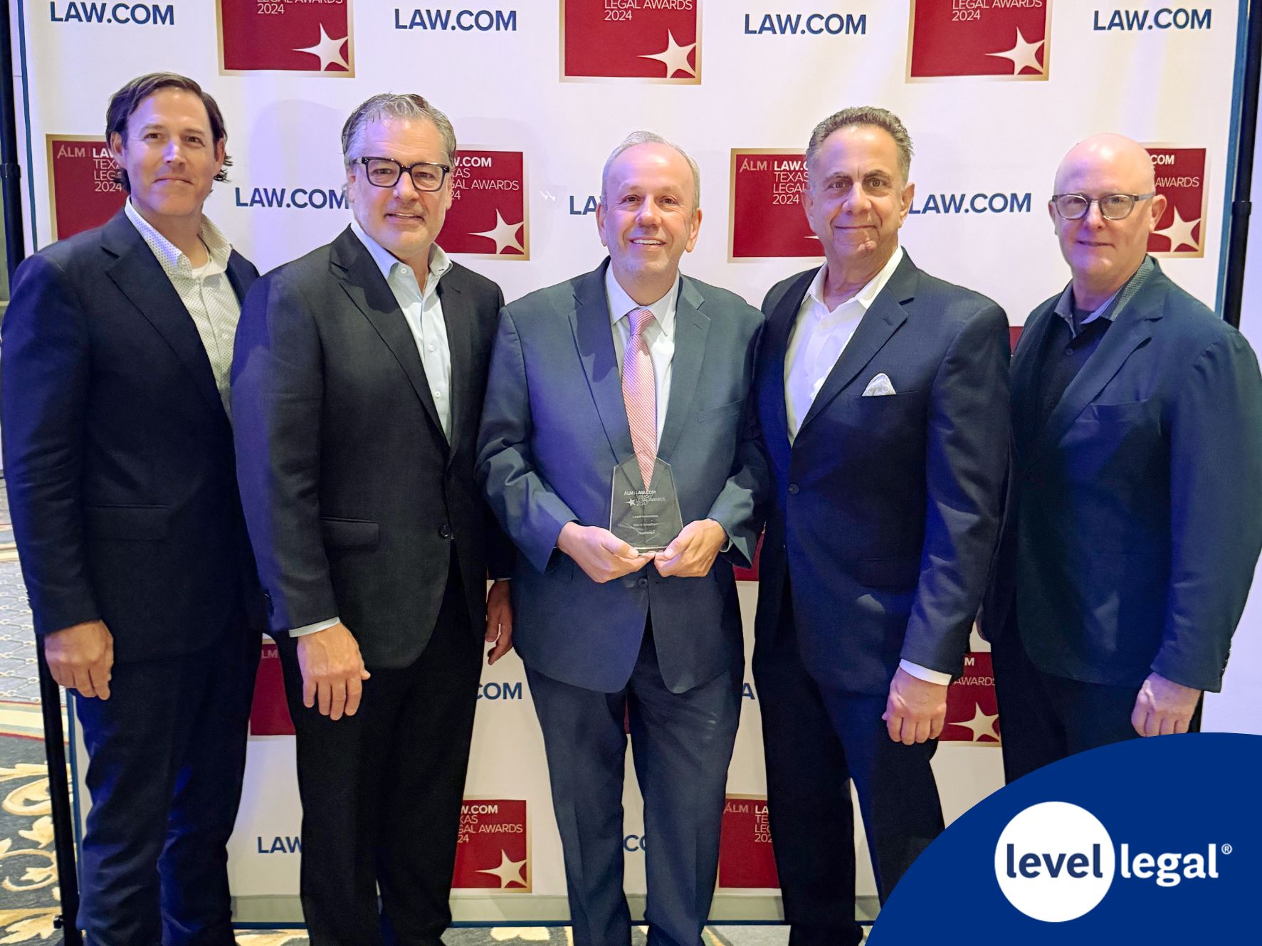 Level Legal’s David Greetham Wins Legal Innovator of the Year at the Texas Legal Awards 2024