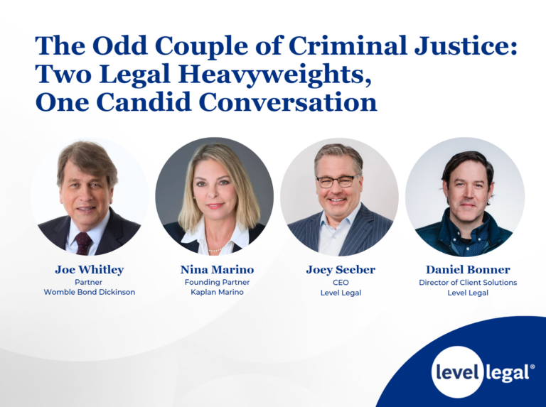 Level Table Live | February 25, 2025 – The Odd Couple of Criminal Justice: Two Legal Heavyweights, One Candid Conversation