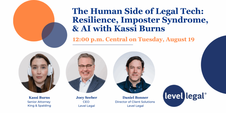 The Human Side of Legal Tech: Resilience, Imposter Syndrome, and AI with Kassi Burns
