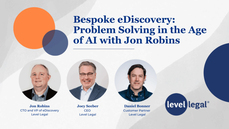 Bespoke eDiscovery: Problem Solving in the Age of AI with Jon Robins
