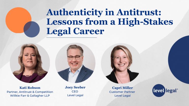 Authenticity in Antitrust: Lessons from a High-Stakes Legal Career