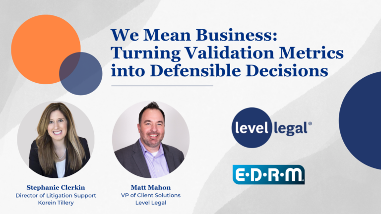 On-Demand Webinar: Turning Validation Metrics into Defensible Decisions